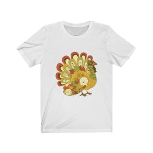 Decorative Turkey Thanksgiving T-shirt for Men and Women