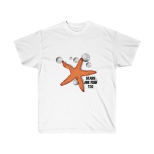 Starfish and Bubbles for Men and Women Tidepool Admirers T-shirt