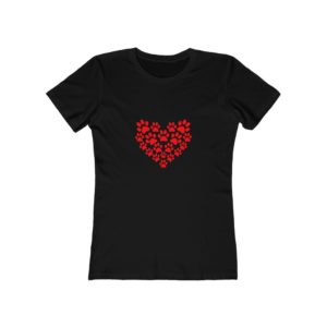 Heart and Cat Paw Prints made for Women