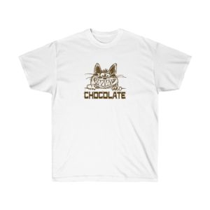 Grinning Cat Says Chocolate for Men and Women Who Love Both
