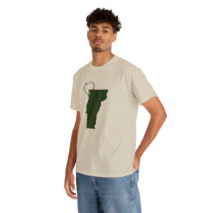 I Love Vermont T-Shirt for Men and Women in Green Mountain