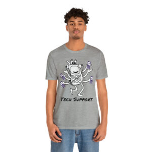 Tech Support Cartoon T-Shirt