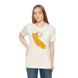 I Love California Heart T-Shirt Golden State