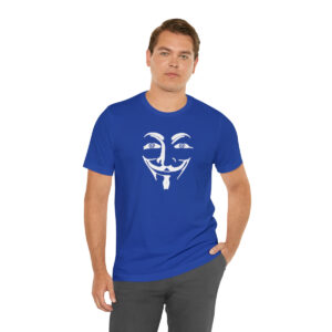 Anonymous Mask Face Malware T-shirt