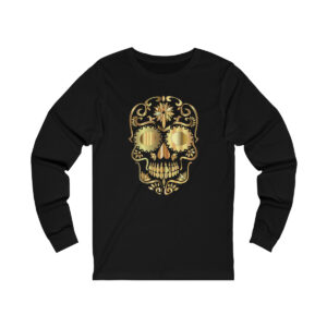 Golden Skull Halloween and Day of the Dead