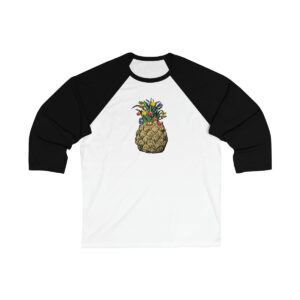 Happy Pineapple Christmas Tree Baseball Shirt