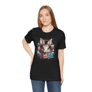 Easter Bunny Floral Bella Canvas Tee