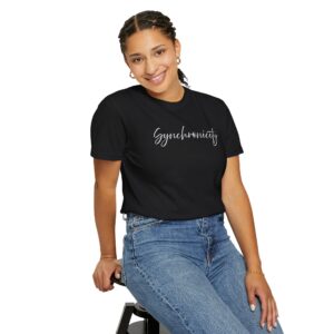 Synchronicity T-Shirt — Script Front & Inspirational Quote Back